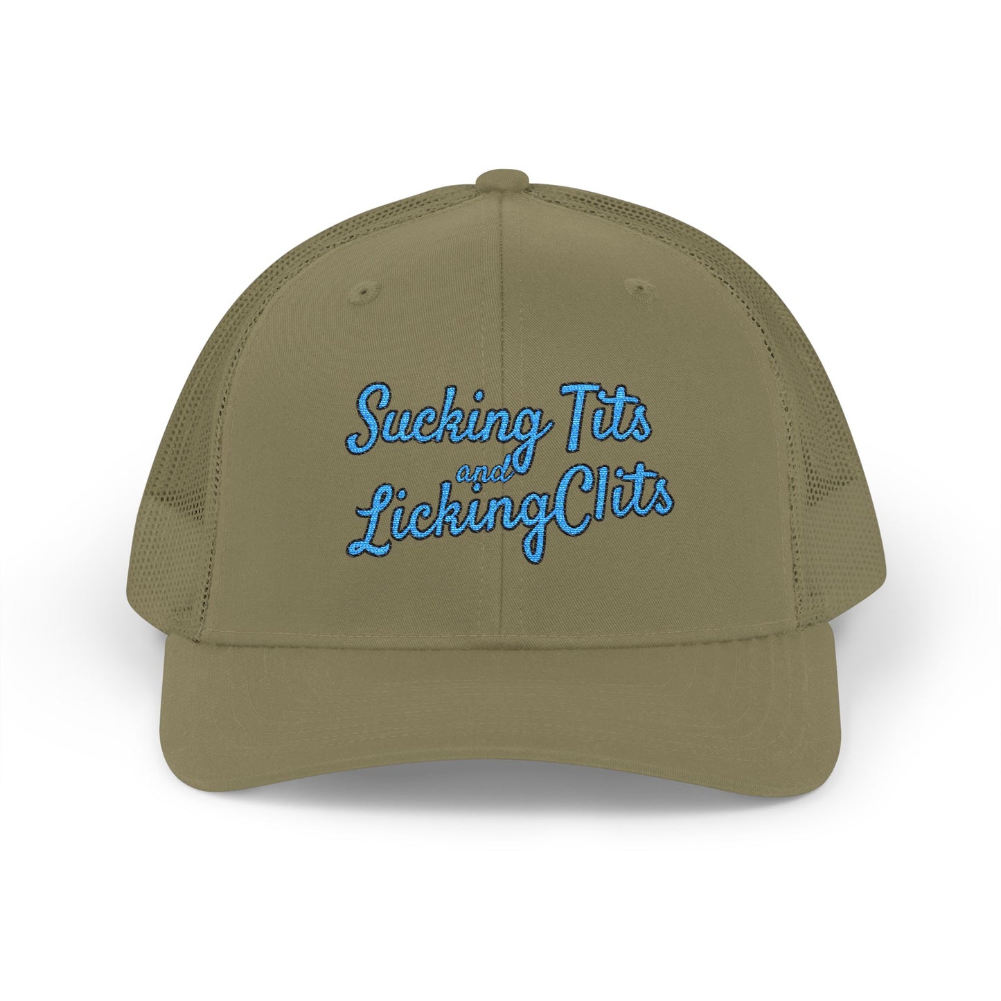 Sucking Ts and Licking Cs (Blue Thread) Richardson 112 Snapback Trucker Cap