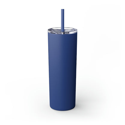 2A Betsy Flag Skinny Tumbler with Straw, 20oz