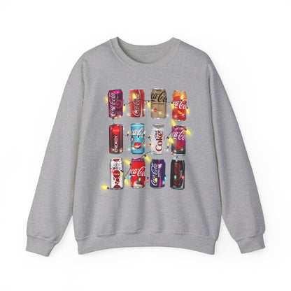 Diet Coke Christmas Lights Sweatshirt Unisex Heavy Blend™ Crewneck Sweatshirt