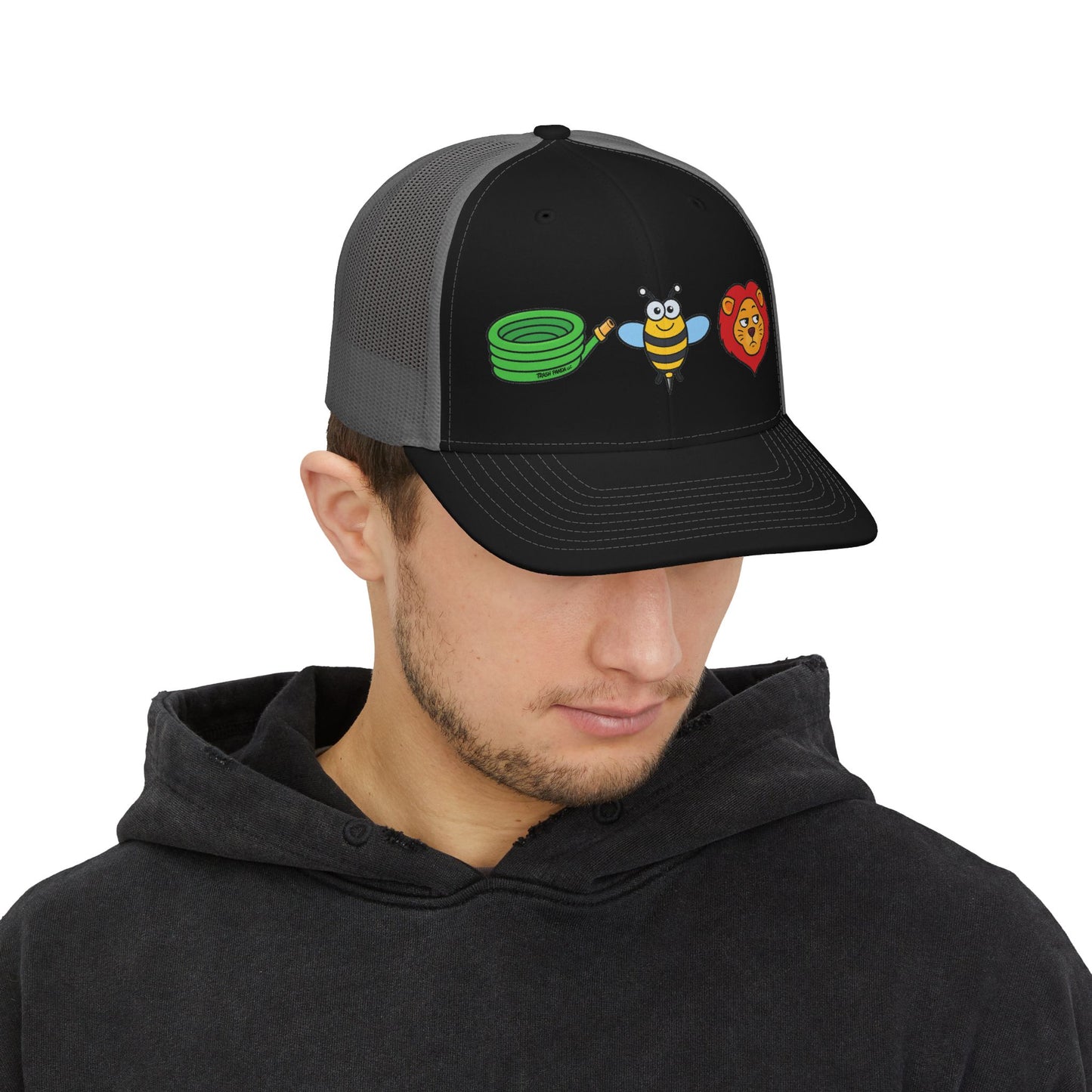 Hose Bee Lion Richardson 112 Snapback Trucker Cap (Printed)