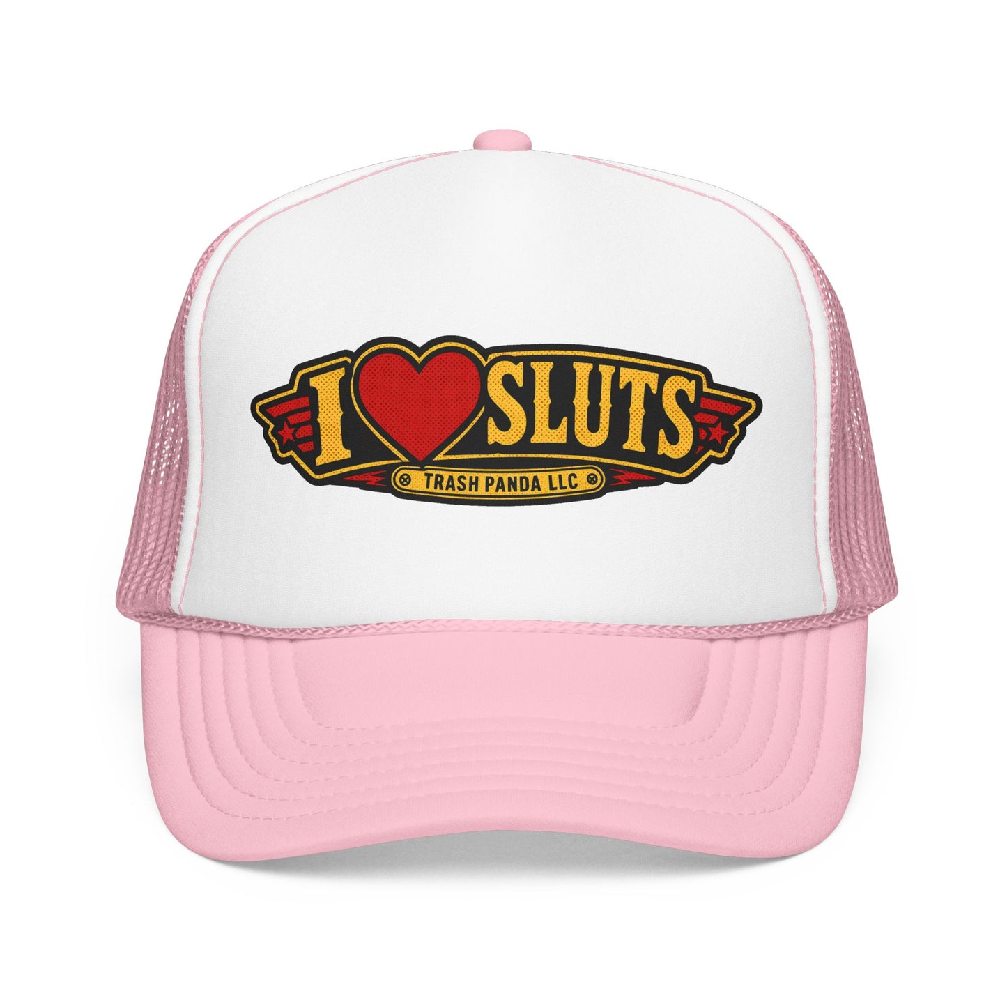 I Heart Sl*ts Foam Trucker Hat (Printed)