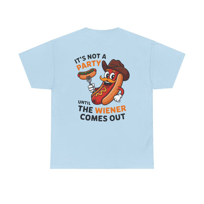 Wiener Comes Out Unisex Heavy Cotton Tee