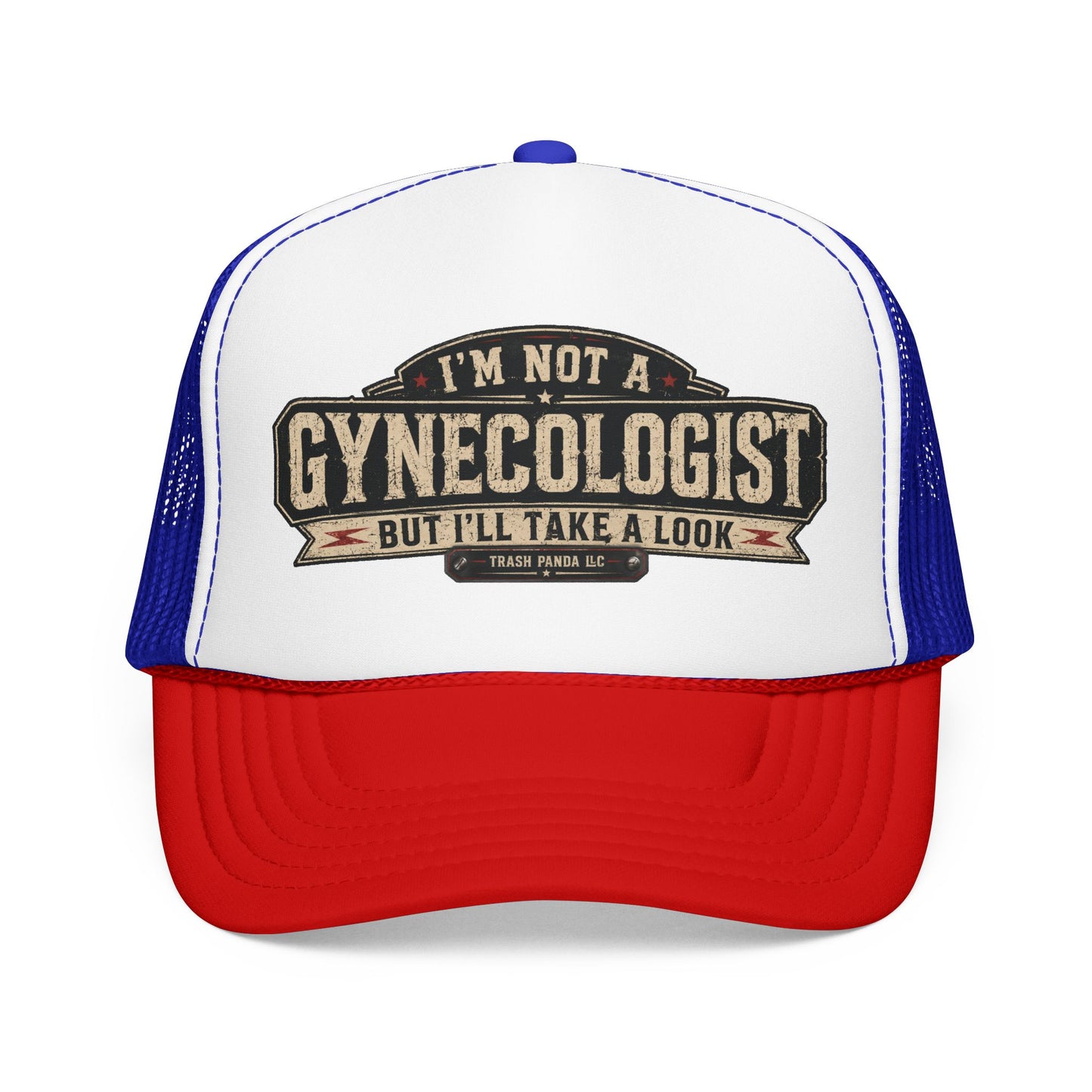 No Gynecologist Foam Trucker Hat (Printed)