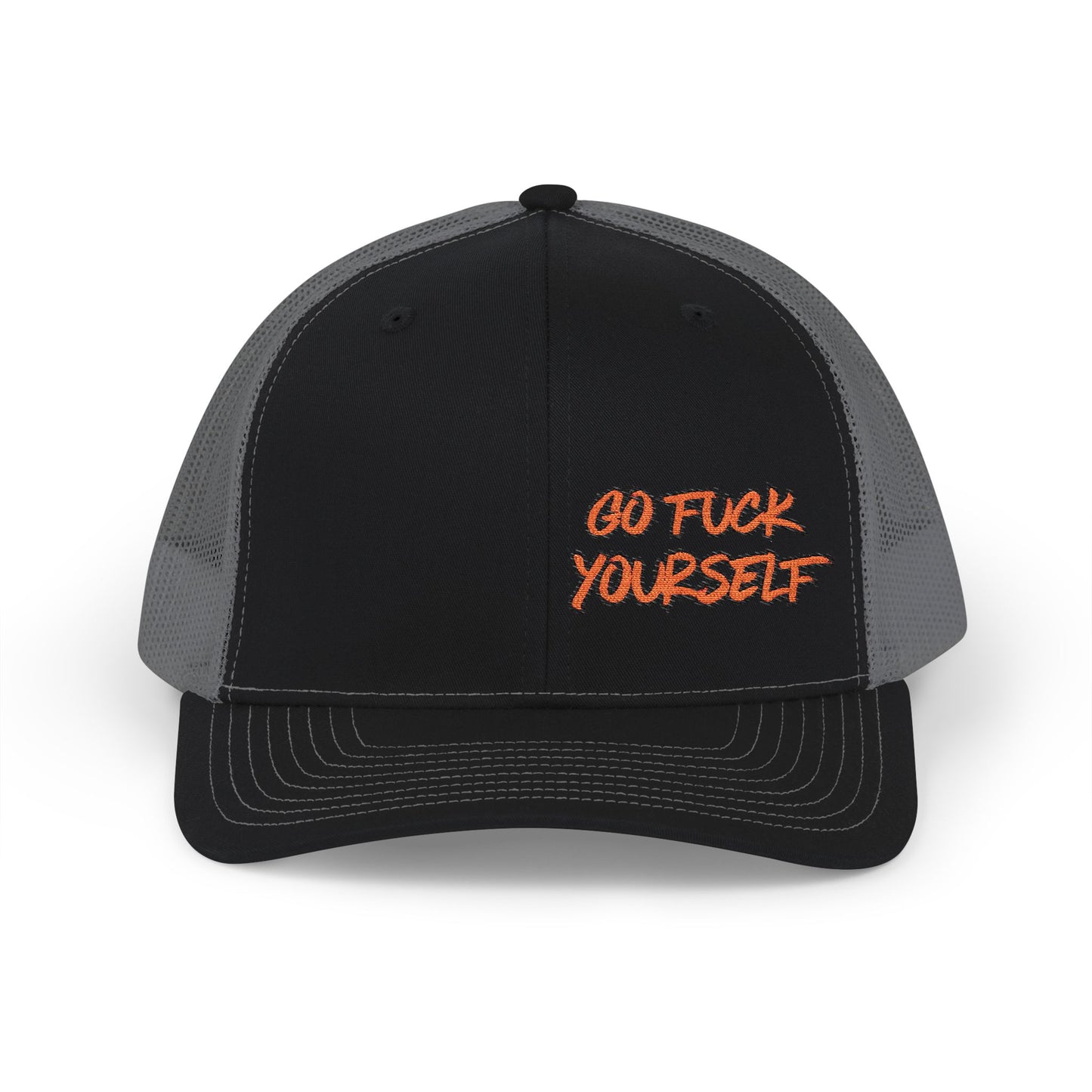 Go F Yourself (RED) Richardson 112 Snapback Trucker Cap