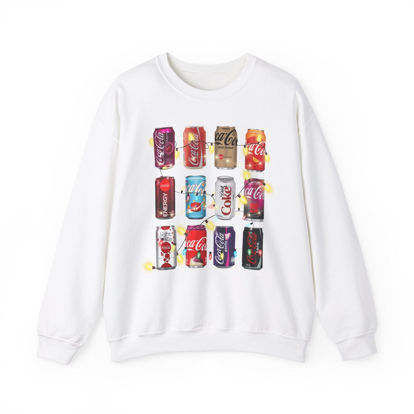 Diet Coke Christmas Lights Sweatshirt Unisex Heavy Blend™ Crewneck Sweatshirt