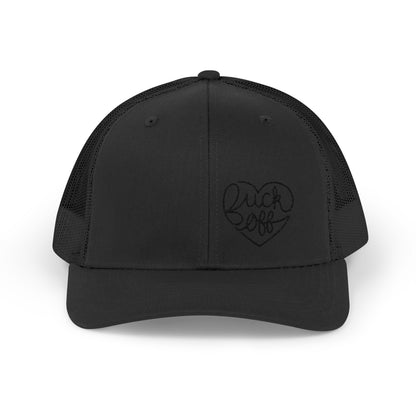 F*CK OFF Heart (Ladies) Snapback Trucker Cap