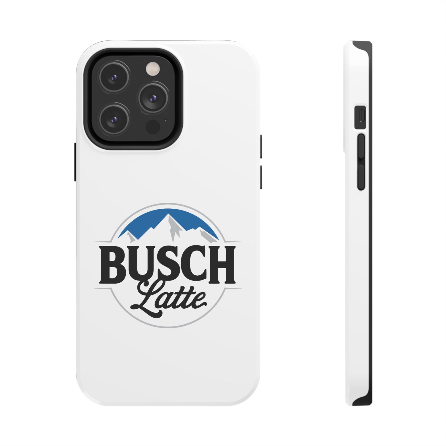 Busch Latte White Tough iPhone Cases