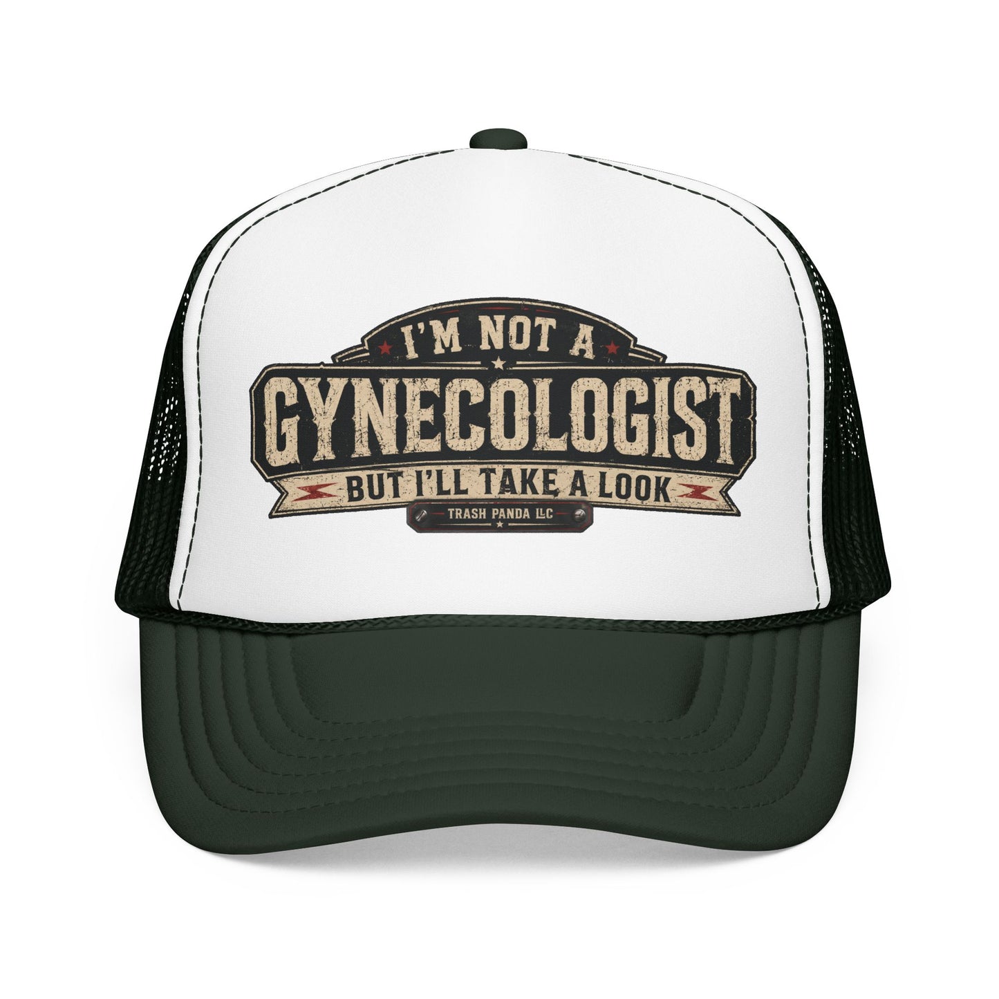 No Gynecologist Foam Trucker Hat (Printed)