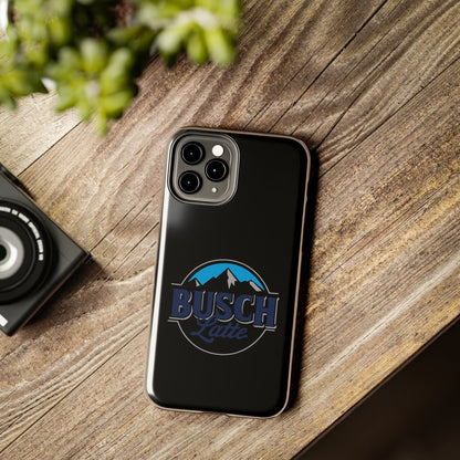 Busch Latte Blk Tough iPhone Cases