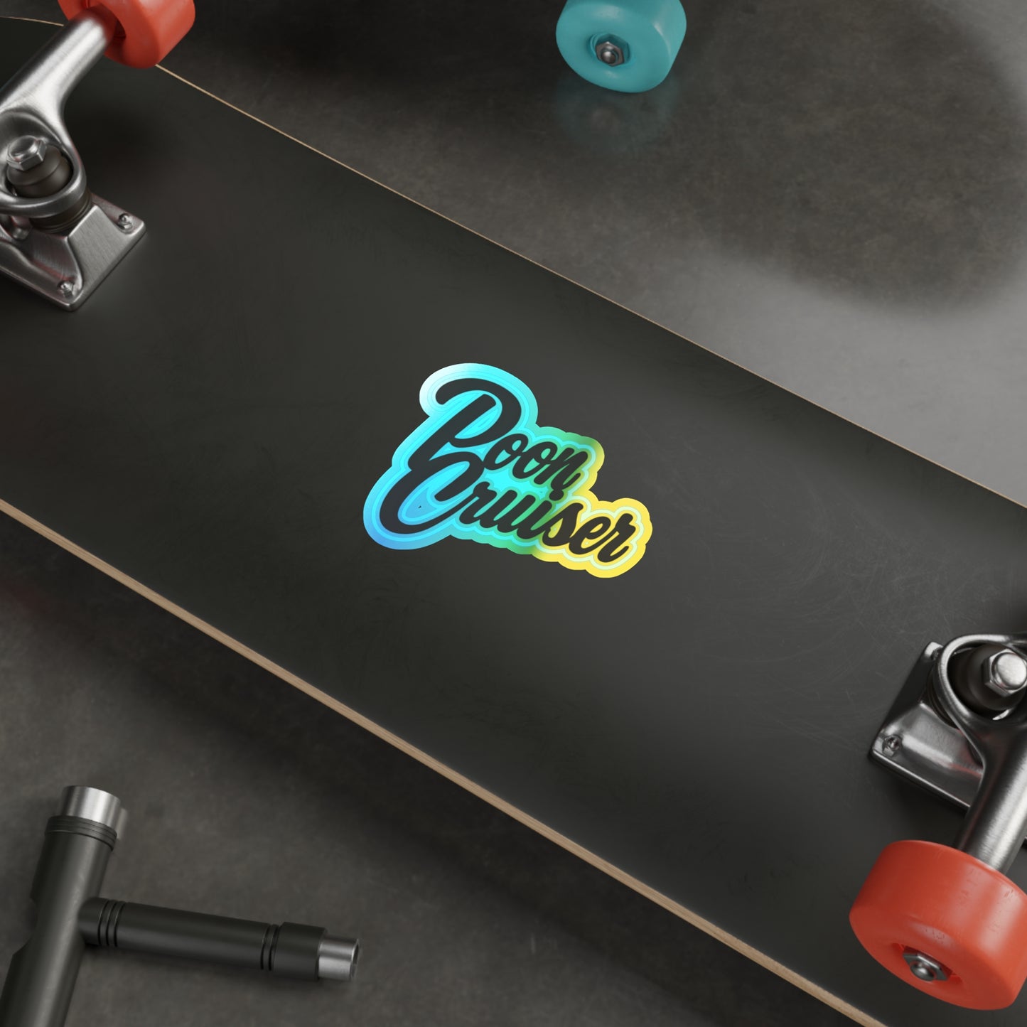 Poon Cruiser Holographic Die-cut Stickers