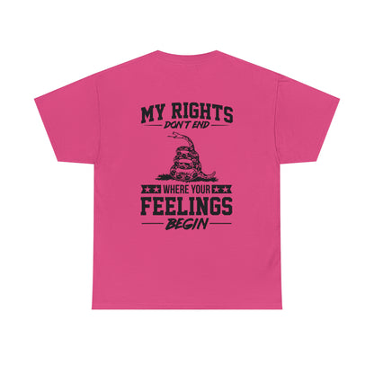 My Rights Don't End Unisex Heavy Cotton Tee