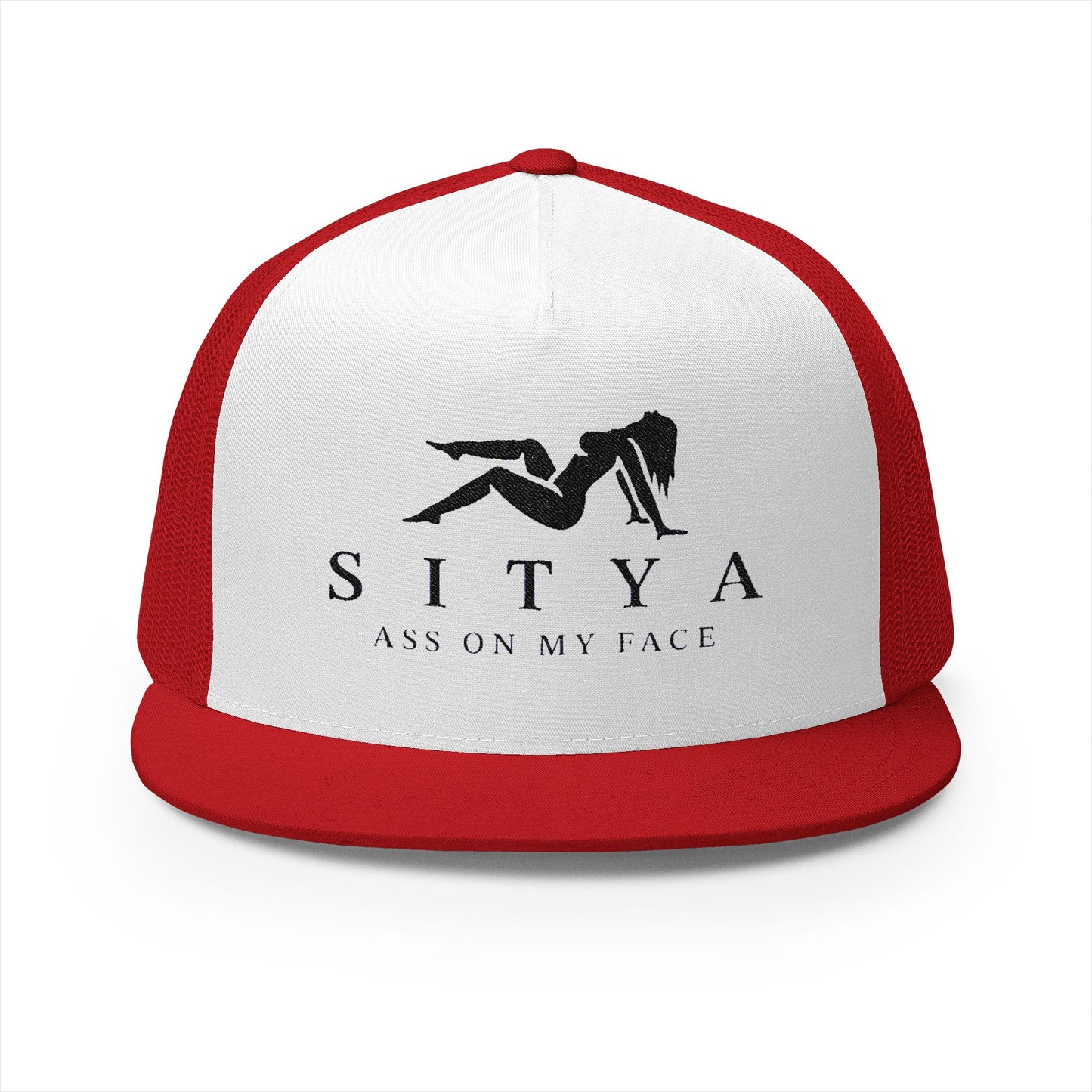 SITYA Embroidered 5 Panel Trucker Cap