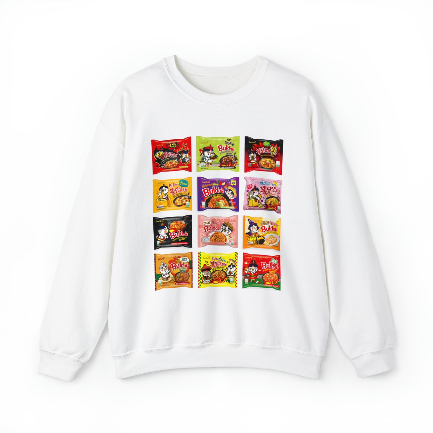 Korean Roman Noodle Sweatshirt Unisex Heavy Blend™ Crewneck Sweatshirt