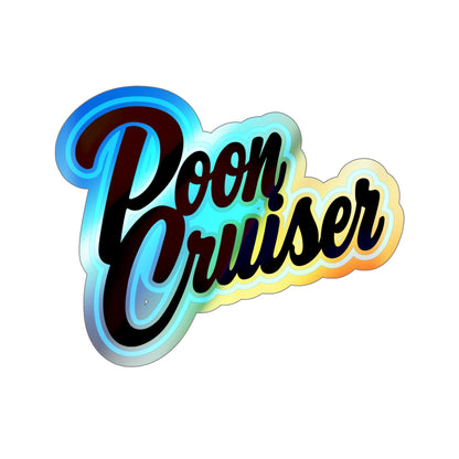 Poon Cruiser Holographic Die-cut Stickers
