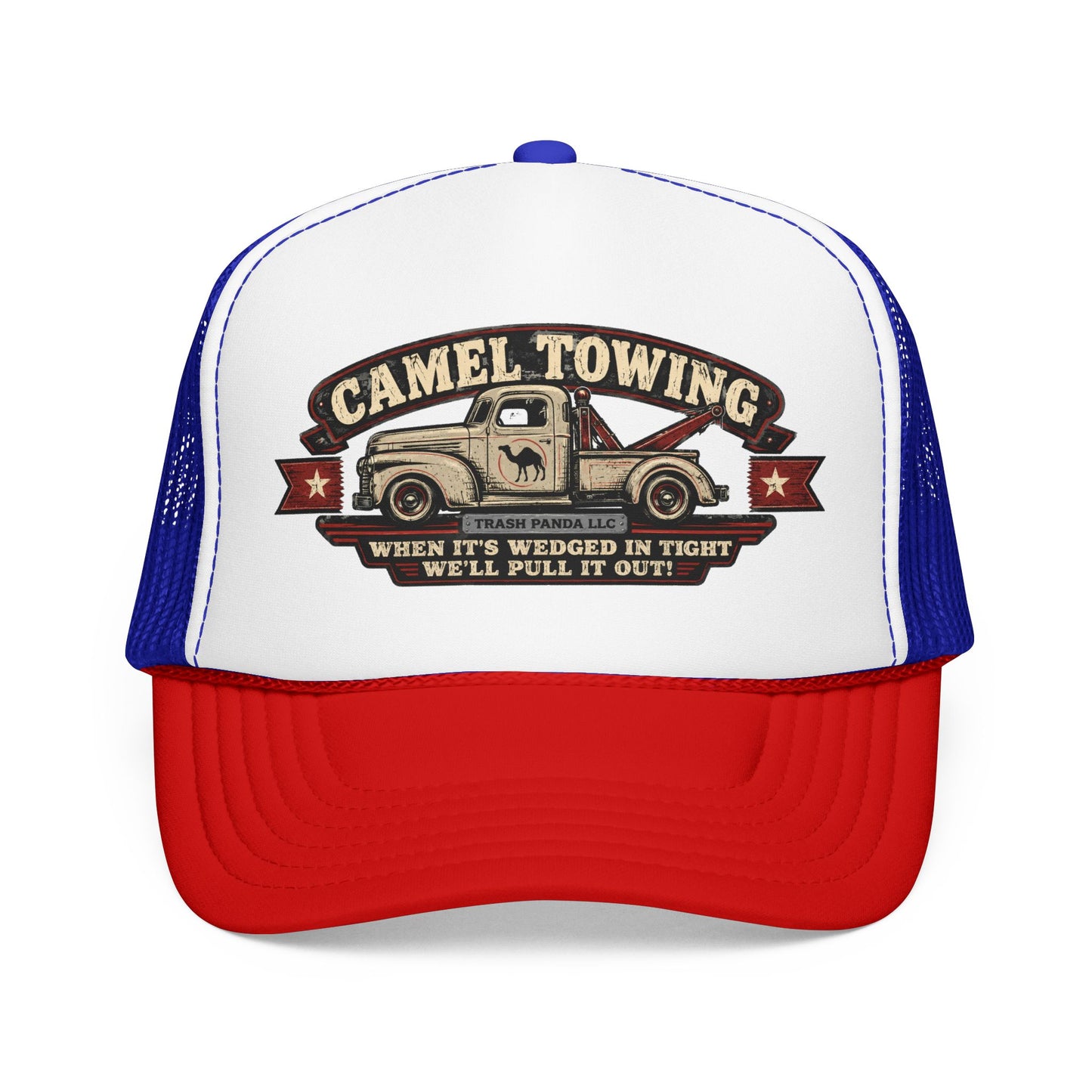 Camel Towing Foam Trucker Hat (Printed)