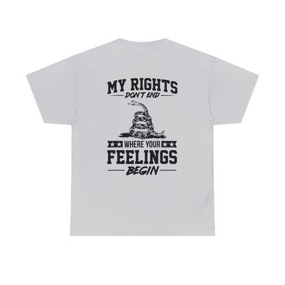 My Rights Don't End Unisex Heavy Cotton Tee