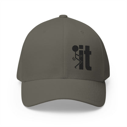 F It Embroidered FlexFit Hat