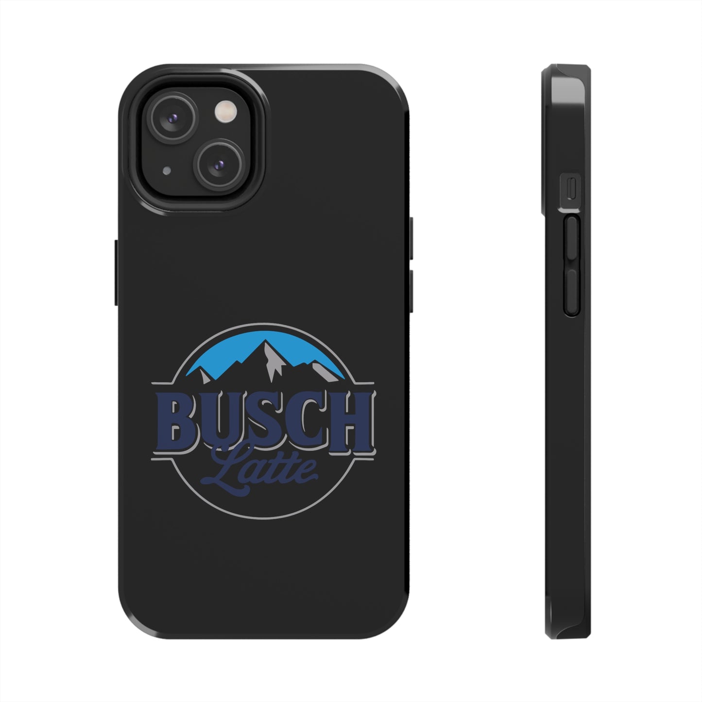 Busch Latte Blk Tough iPhone Cases