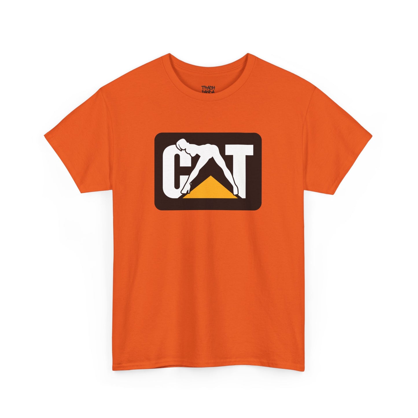 CAT Girl Logo Front Unisex Heavy Cotton Tee