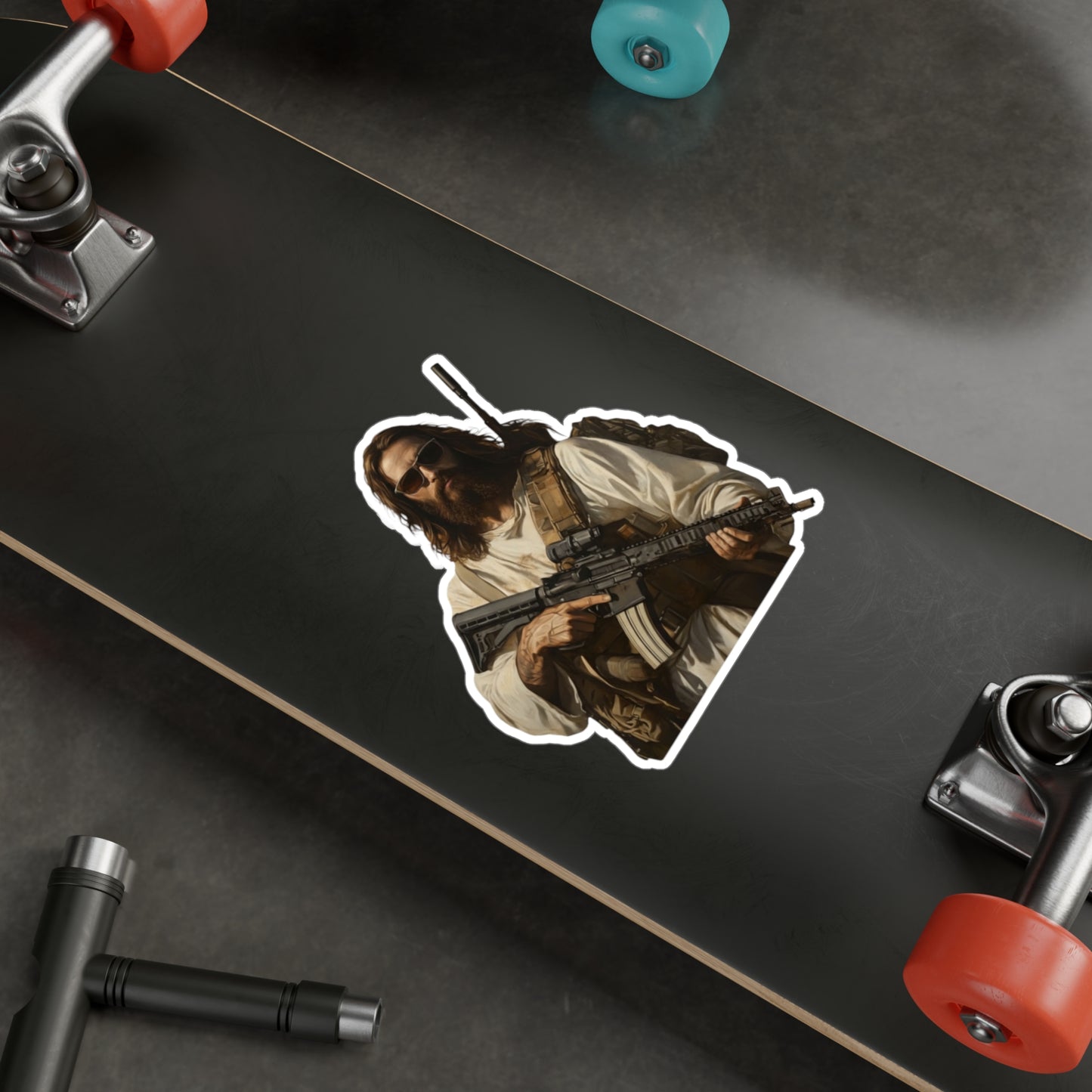 Tactical Jesus Vinyl Decal