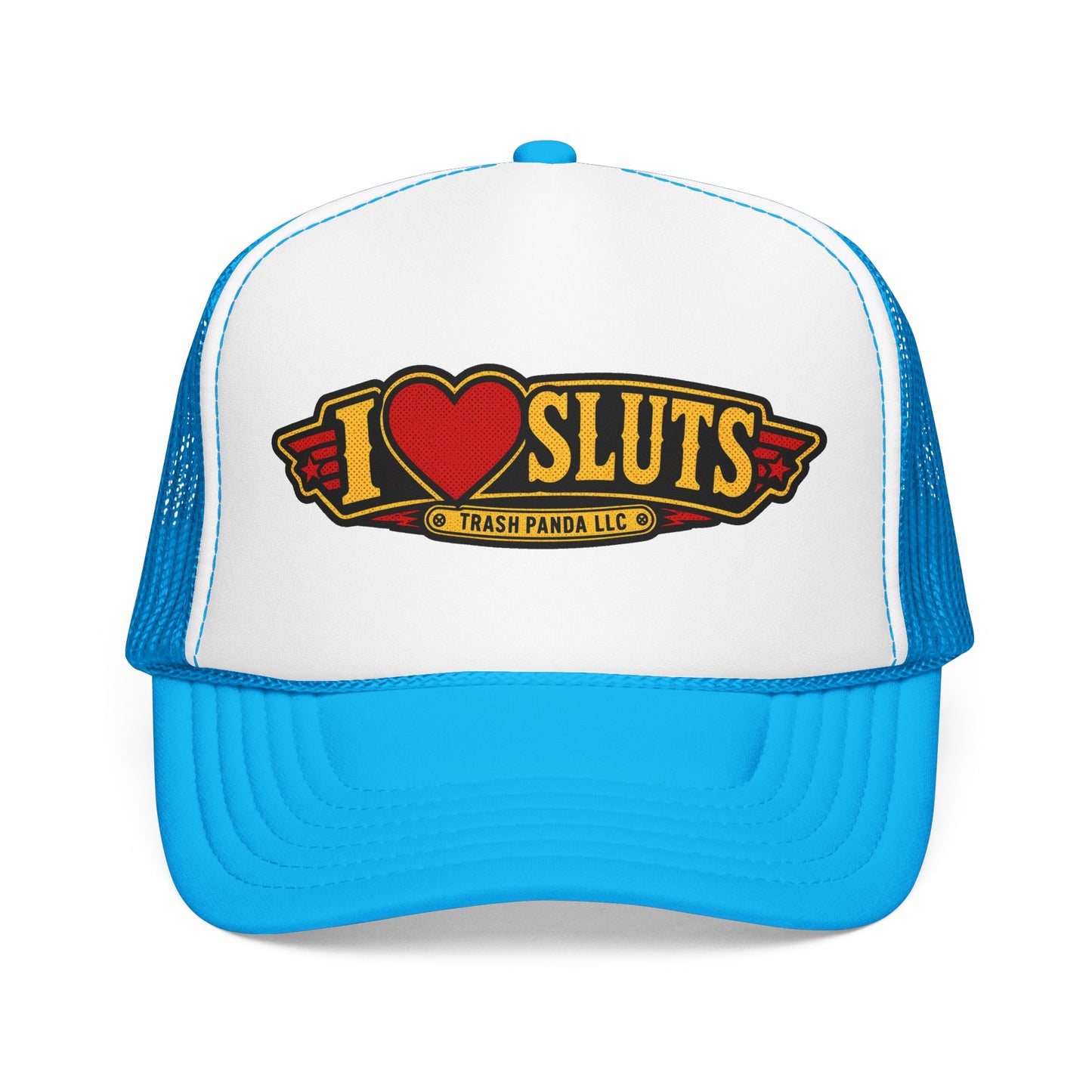 I Heart Sl*ts Foam Trucker Hat (Printed)