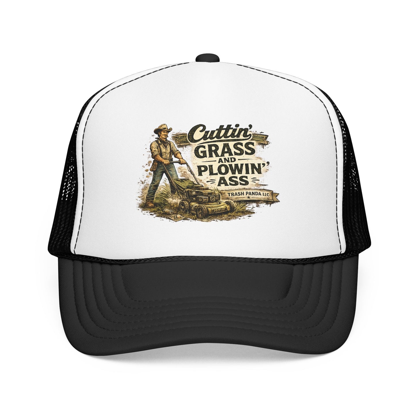 Cuttin' Grass Foam Trucker Hat (Printed)