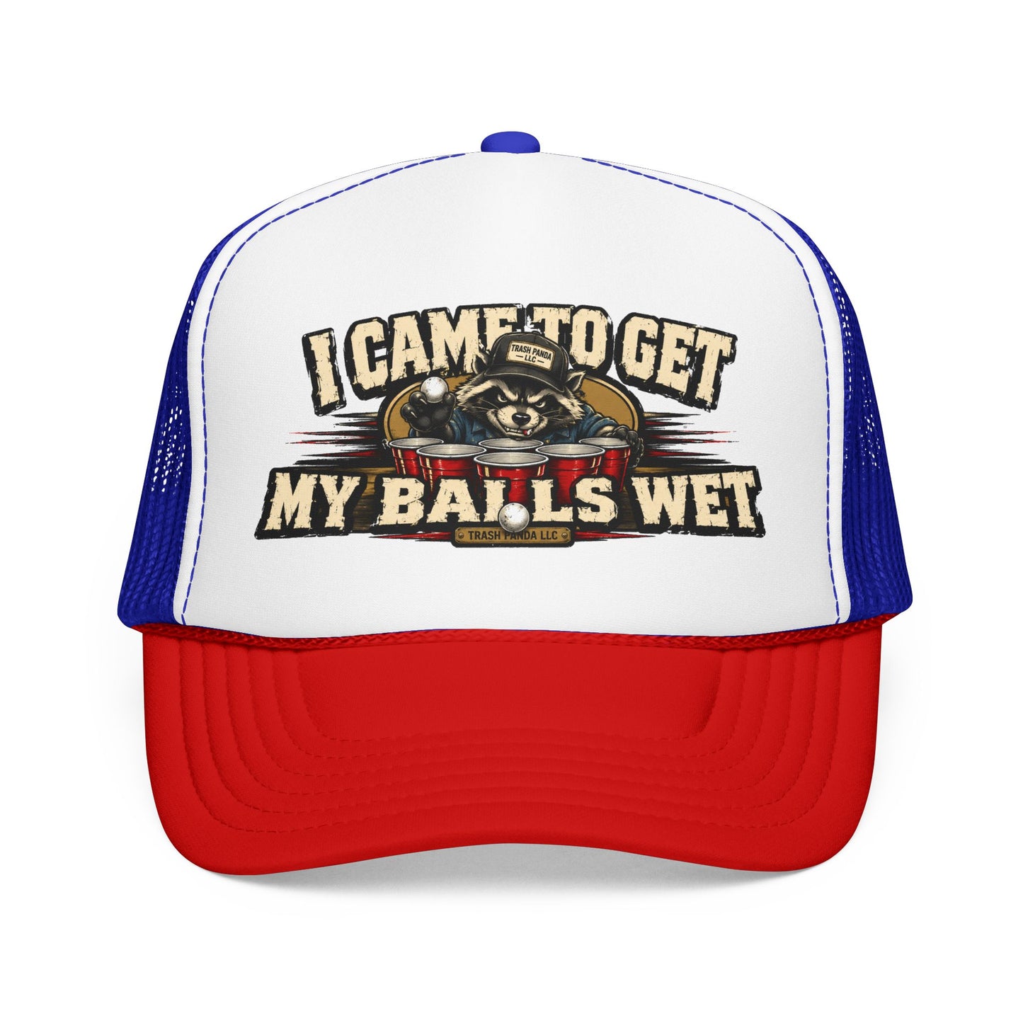 Get My Balls Wet Foam Trucker Hat (Printed)