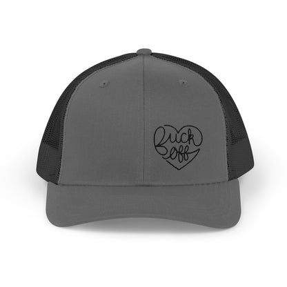 F*CK OFF Heart (Ladies) Snapback Trucker Cap