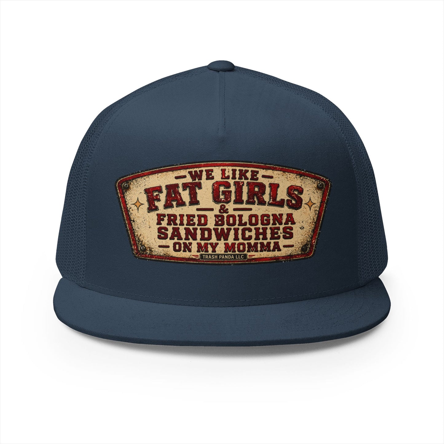On My Momma 5 Panel Trucker Cap (Printed)