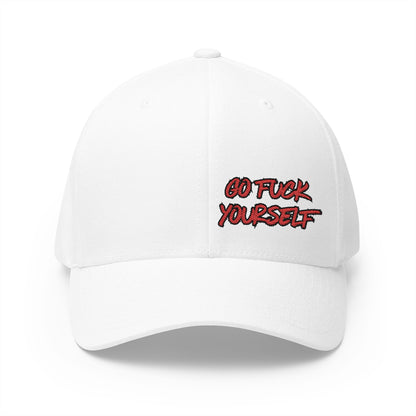 Go F Yourself (RED) Embroidered FlexFit Hat