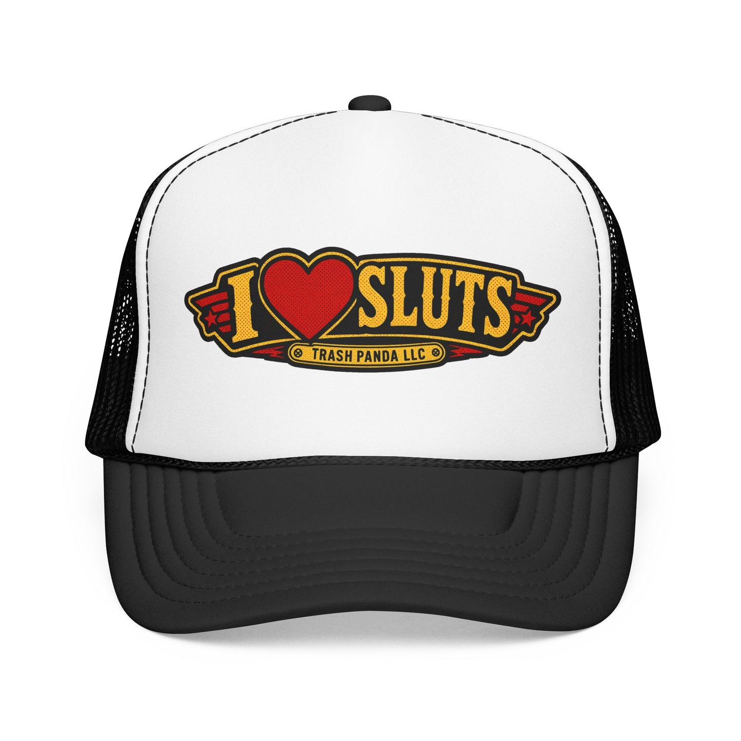 I Heart Sl*ts Foam Trucker Hat (Printed)