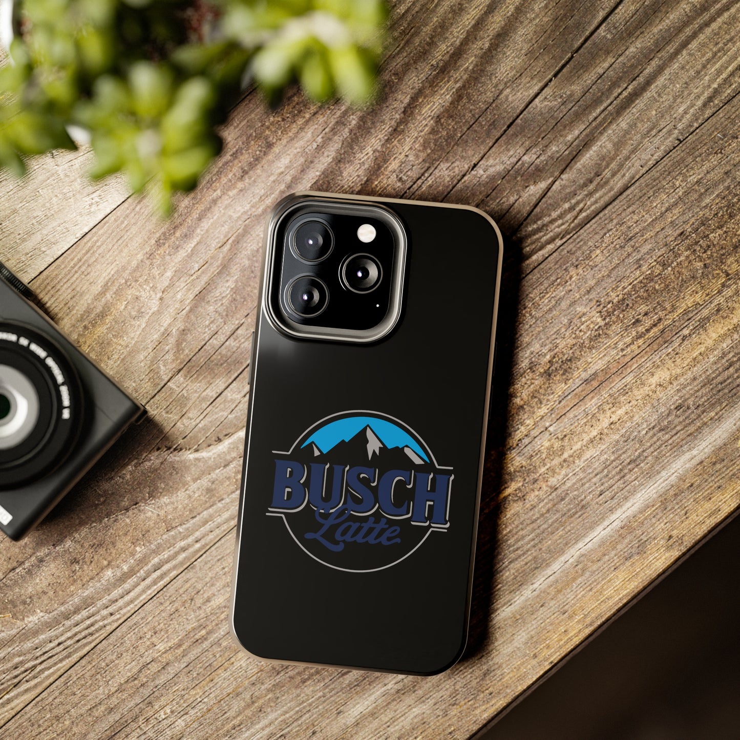 Busch Latte Blk Tough iPhone Cases