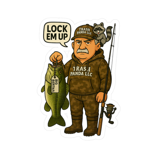 Lock Em Up Big Bertha Vinyl Decal