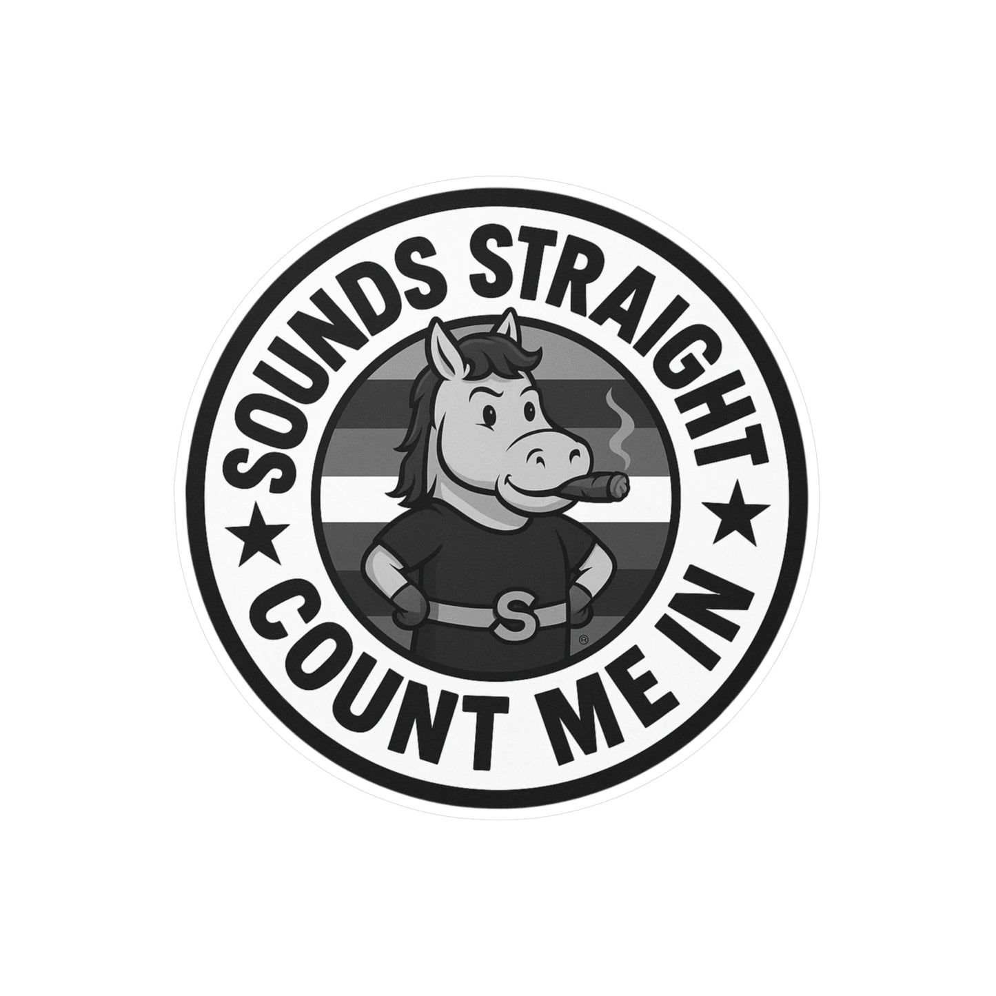 Sounds Straight Vinyl Decal