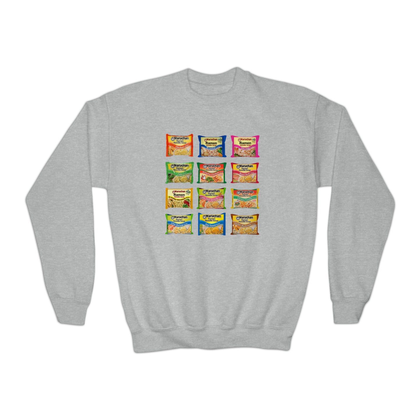 Ramen Noodles Youth Crewneck Sweatshirt