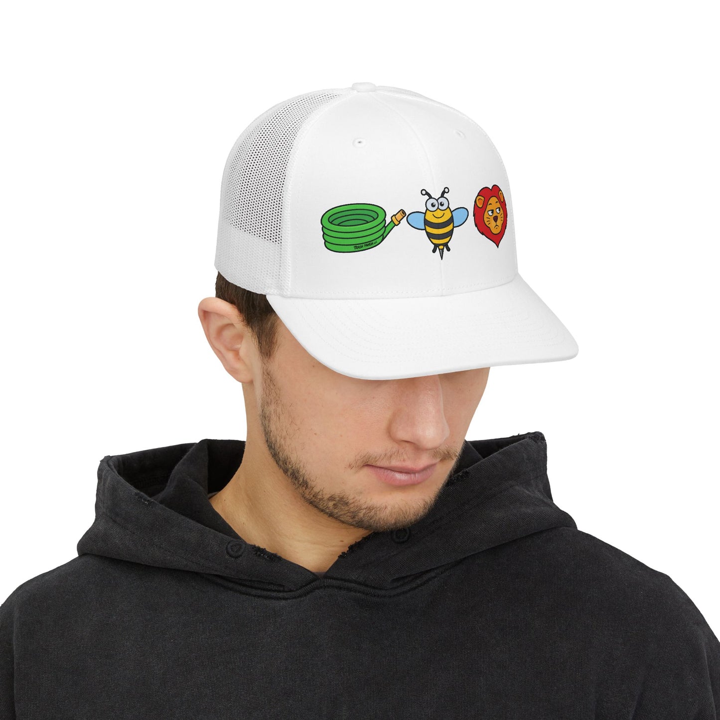 Hose Bee Lion Richardson 112 Snapback Trucker Cap (Printed)
