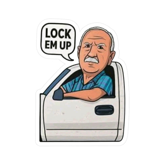 Lock Em Up Kiss-Cut Vinyl Decals