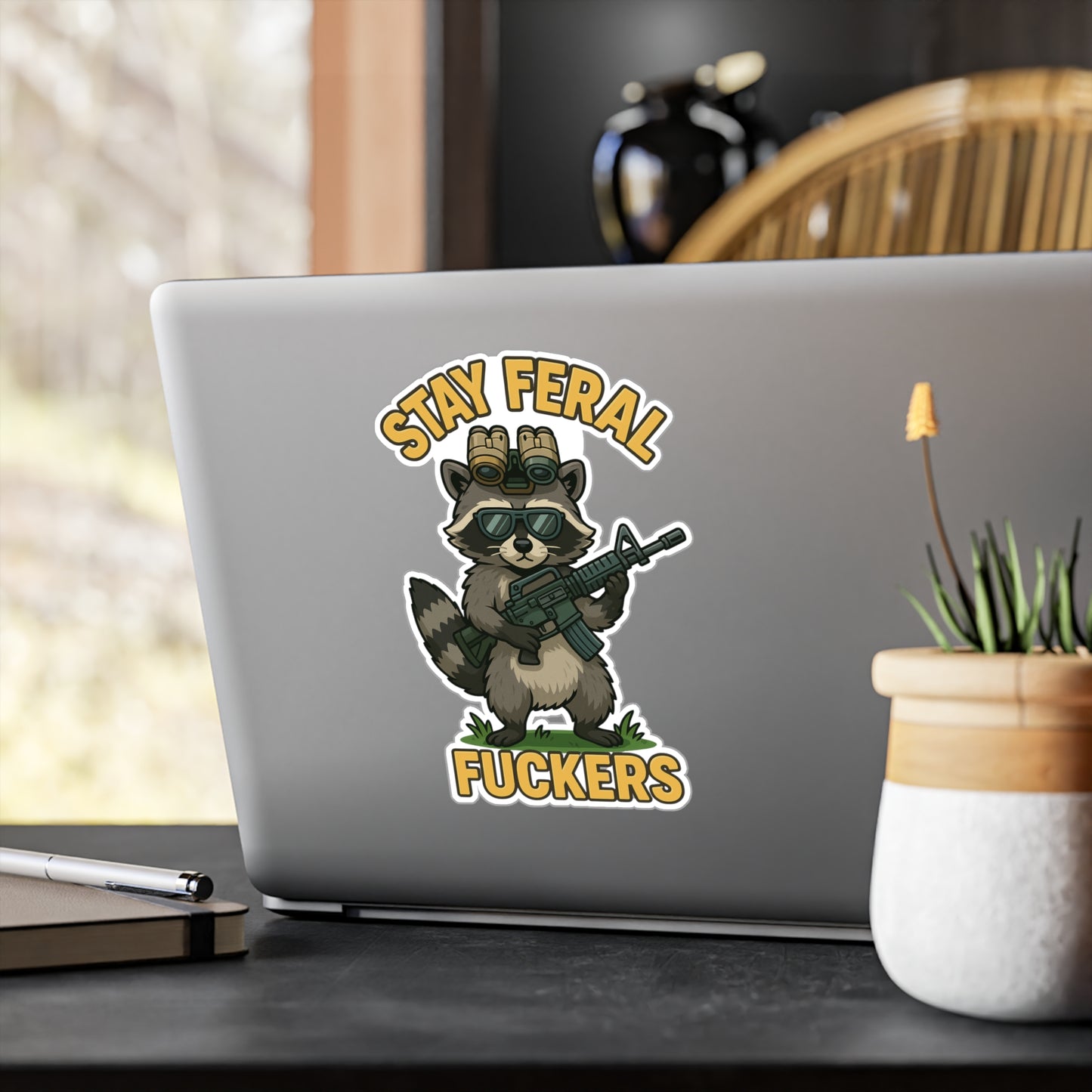 Stay Feral Vinyl Decal