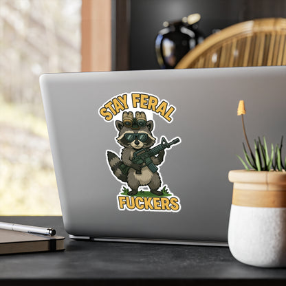 Stay Feral Vinyl Decal
