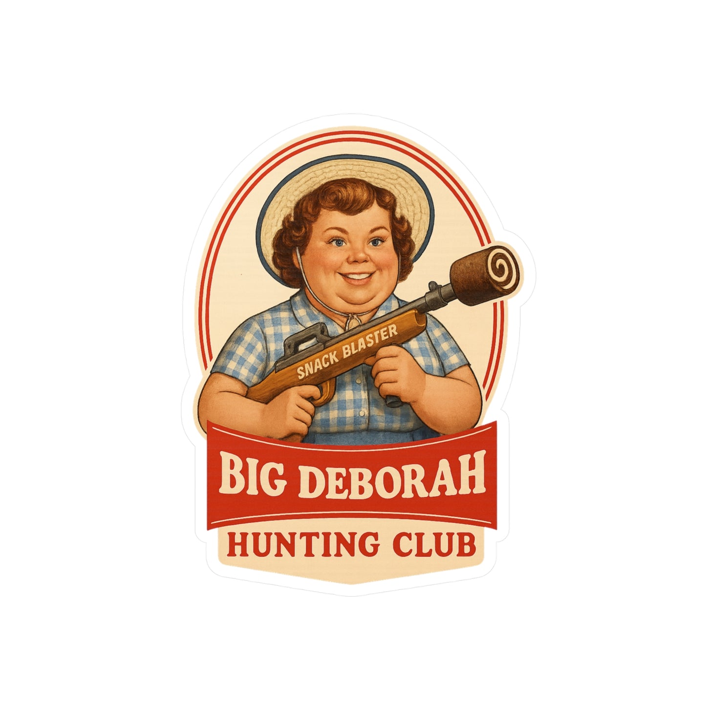 Big Deborah Hunting Club Vinyl Decal