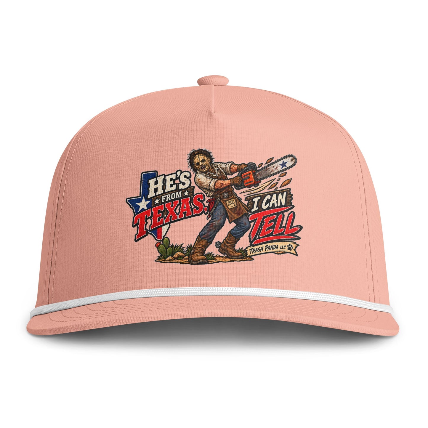 He's From Texas Comfort Colors Sunwashed Rope Cap