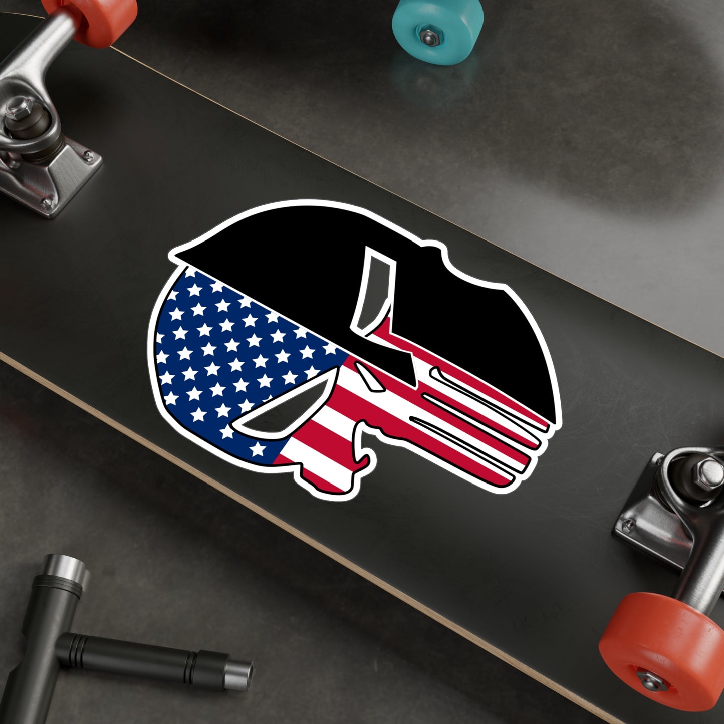 Punisher Spartan American Vinyl Decals