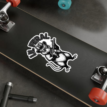 Lil Feral Opossum Vinyl Decal