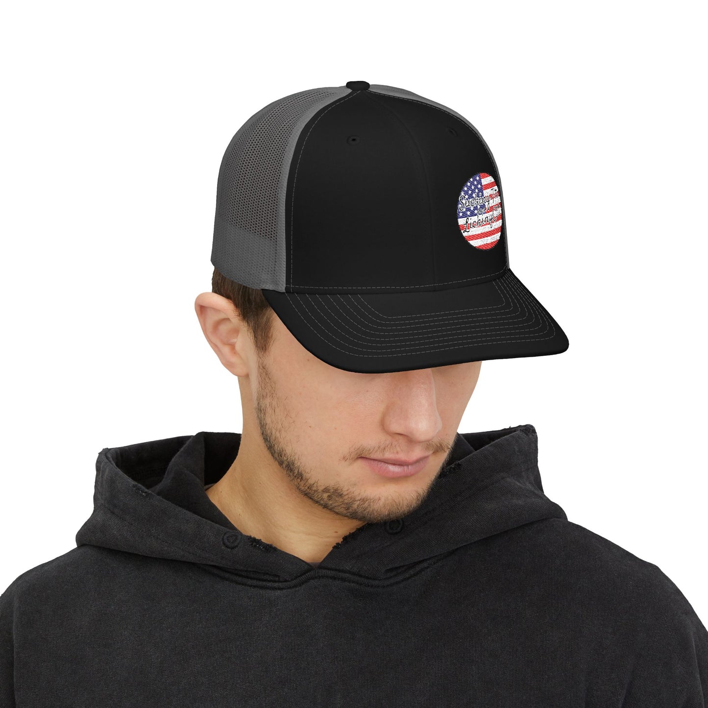 Sucking Ts and Licking Cs (4th of July) Richardson 112 Snapback Trucker Cap