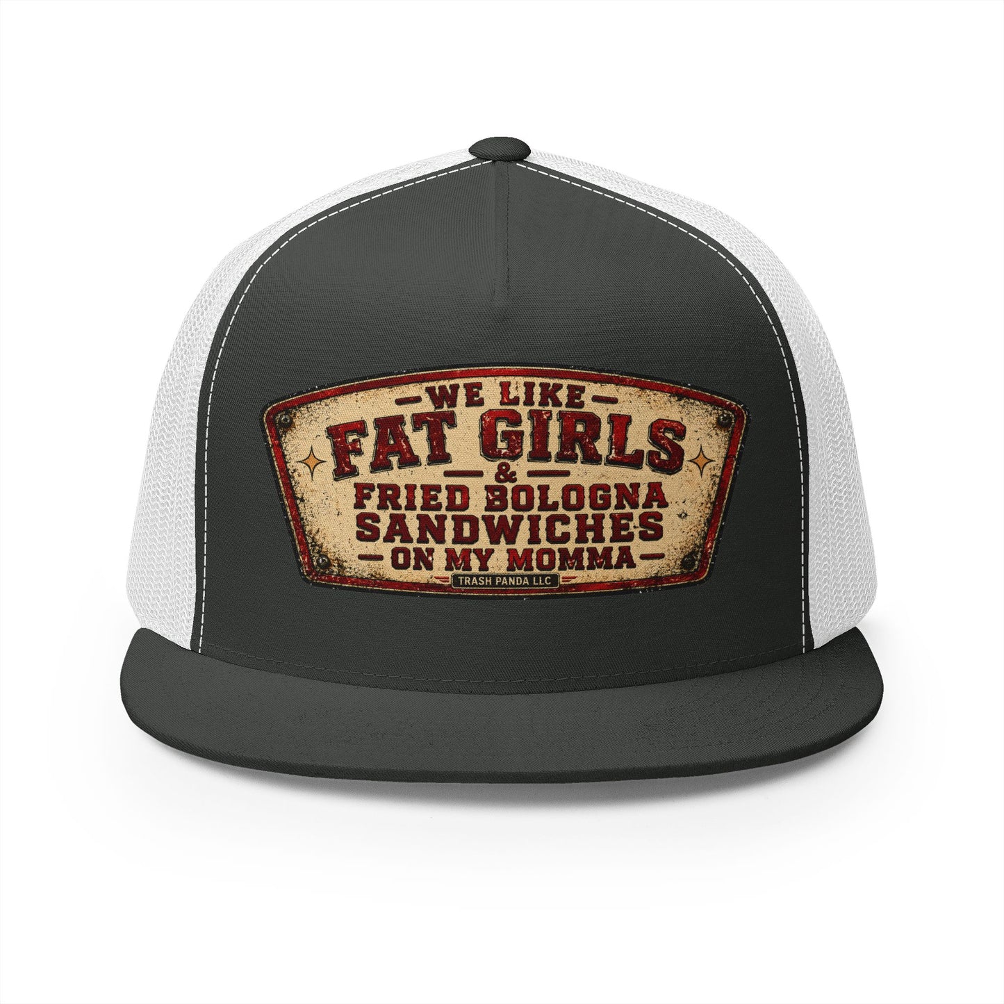 On My Momma 5 Panel Trucker Cap (Printed)