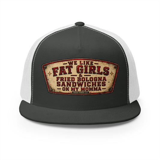On My Momma 5 Panel Trucker Cap (Printed)