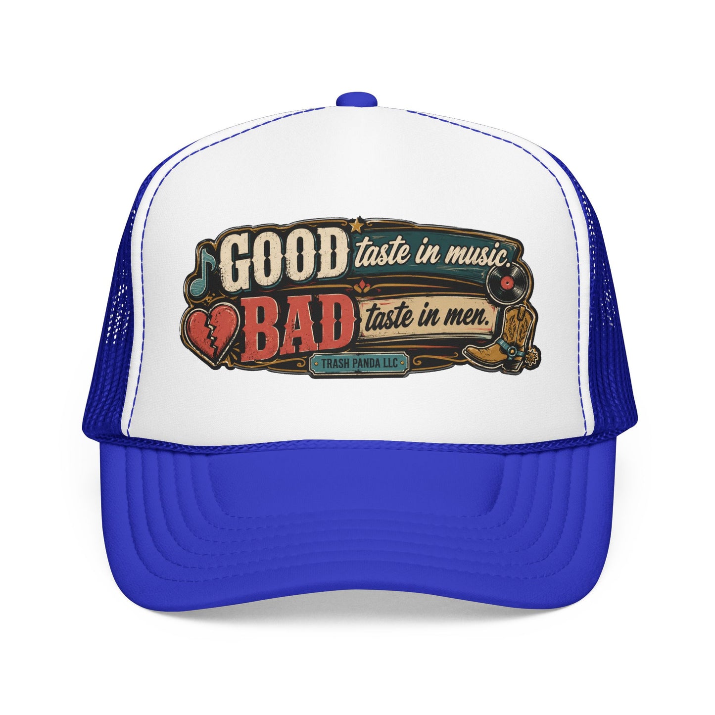 Good Taste In Music Foam Trucker Hat (Printed)