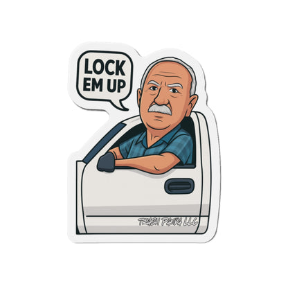 Lock Em Up Die-Cut Magnets