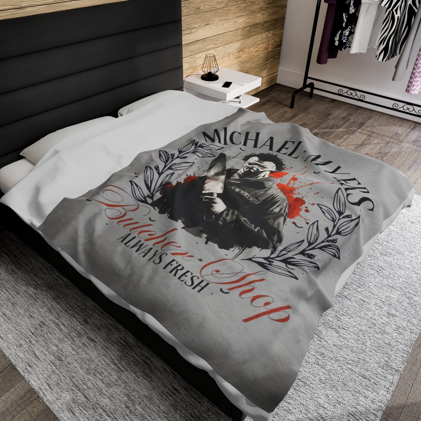 MICHAEL Velveteen Plush Blanket