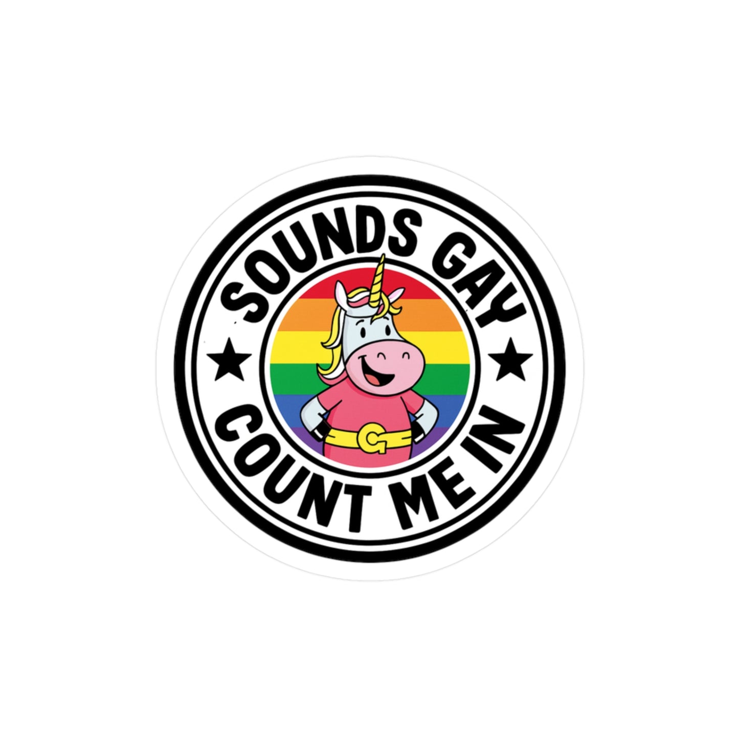 Sounds Gay Vinyl Decal